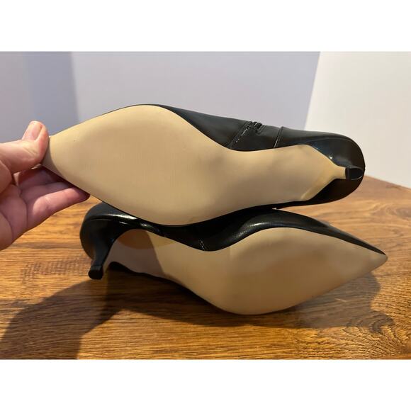 Nordstrom Rack Women's Faux Leather Kitten Heel Ankle Boots – Black – 10 – NWOB - Picture 7 of 10